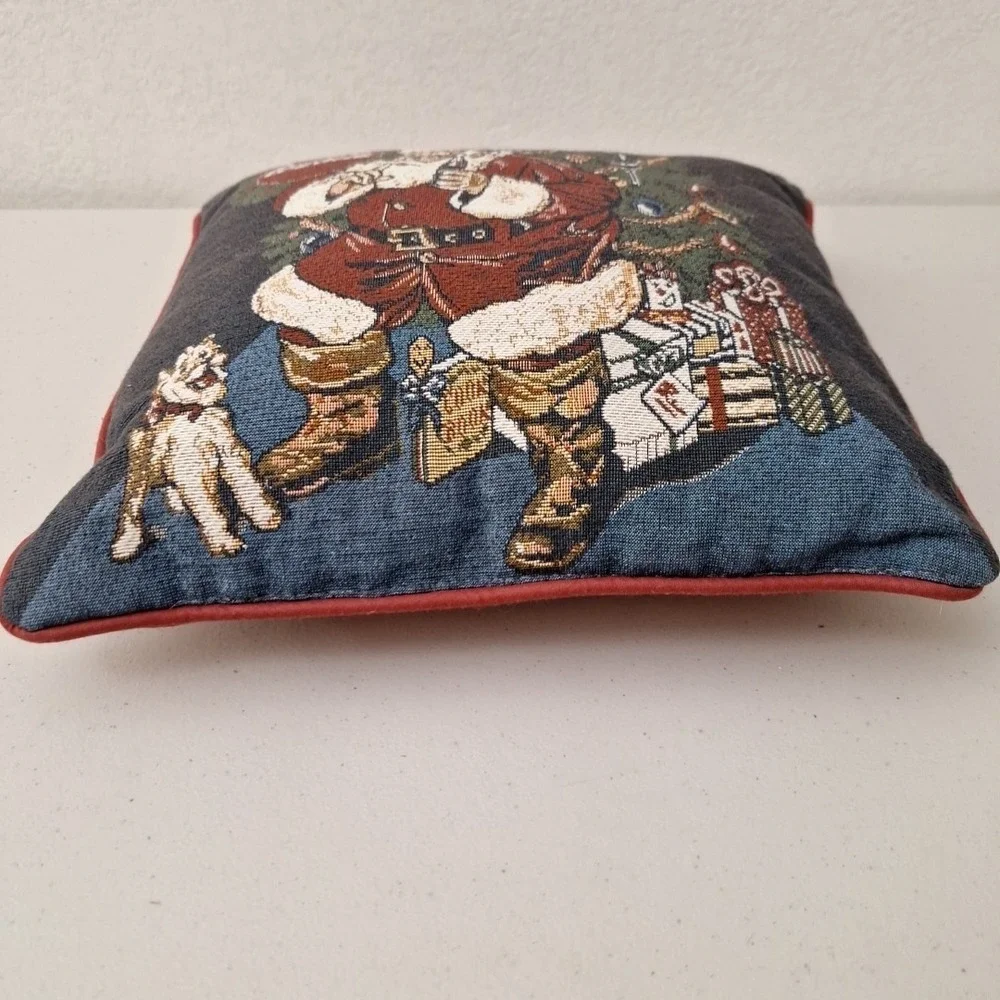 Vintage 1993 Coca Cola Christmas Throw Pillow 